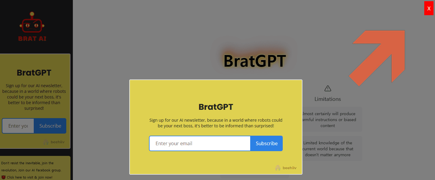 브랫GPT (Brat GPT) 주소 & 사용 후기 썸네일